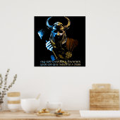 Viking God Poster (Keuken)