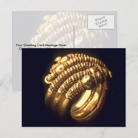 Viking Gold ring Briefkaart (Voorkant / Achterkant)