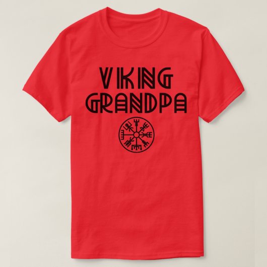 Viking Grandpa 2 T-shirt (Design voorkant)