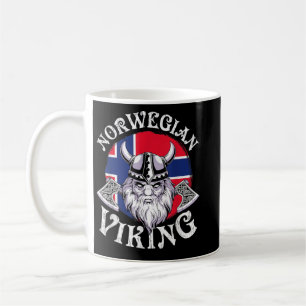 Viking Grappig Noorwegen Vlag Vikingen Koffiemok