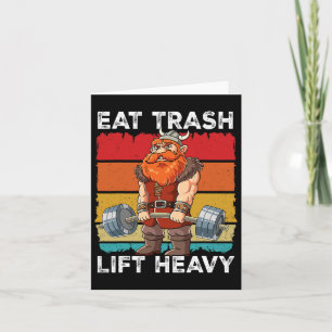 Viking Gym Gewichtstraining Eet Trash Lift Heavy 1 Kaart