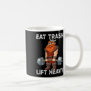Viking Gym Gewichtstraining Eet Trash Lift Zwaar Koffiemok