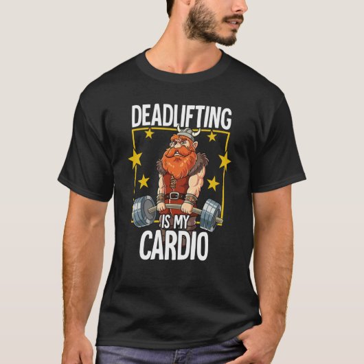 Viking Gym Weight Training Deadlift T-shirt (Voorkant)
