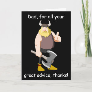 Viking Happy Vaderdag Kaart