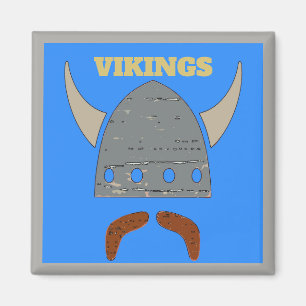 Viking Head Magneet