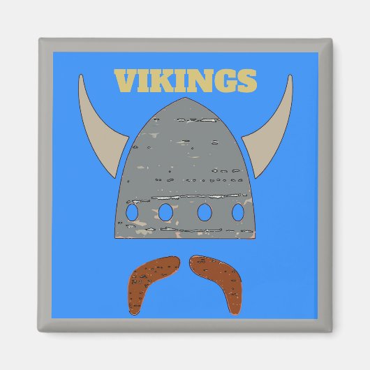 Viking Head Magneet (Voorkant)