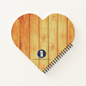 Viking Heart Shield Notitieboek (Achterkant)