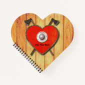 Viking Heart Shield Notitieboek (Voorkant)