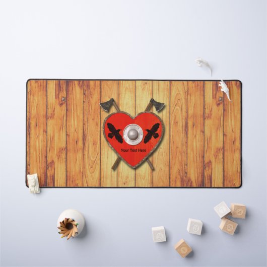 Viking Heart Shield - Ravens Bureaumat (Kindertafel)