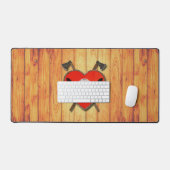Viking Heart Shield - Ravens Bureaumat (Keyboard & Muis)