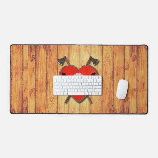 Viking Heart Shield - Ravens Bureaumat (Keyboard & Muis)