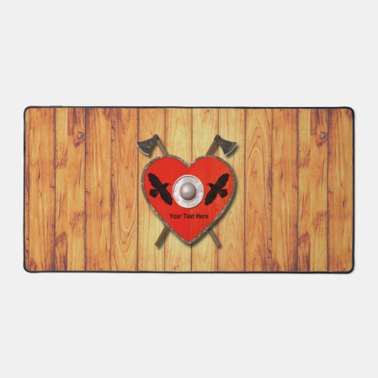 Viking Heart Shield - Ravens Bureaumat (Voorkant)