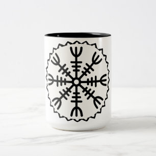 Viking helm der awe tweekleurige koffiemok