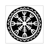 Viking Helm of Awe Design rubberen stempel (Afrduk)