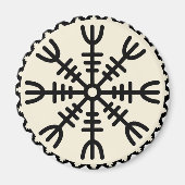 Viking Helm of Awe Magneet (Voorkant)