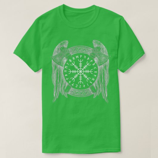 Viking Helm Valhalla Valkyrie Viking T-shirt (Design voorkant)