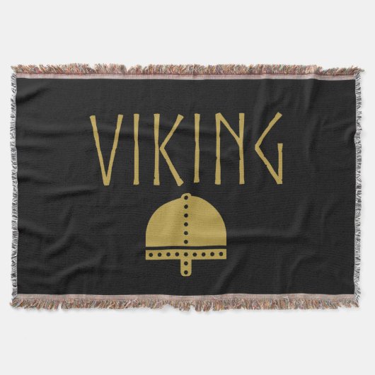 Viking Helmet Blanket Deken (Voorkant)
