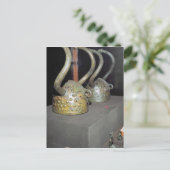 Viking helmet briefkaart (Staand voorkant)