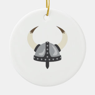 Viking Helmet Keramisch Ornament