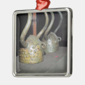 Viking helmet metalen ornament (Links)