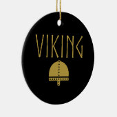 Viking Helmet Ornaments Keramisch Ornament (Rechts)