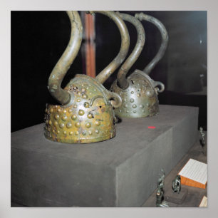 Viking helmet poster