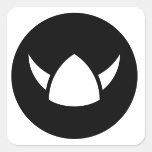 Viking Hero ideologie Vierkante Sticker