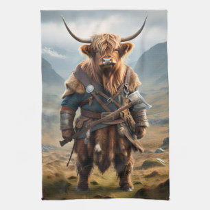 Viking Highland Koe, Theedoek