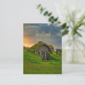 Viking Home in Vestrahorn Iceland Briefkaart (Staand voorkant)