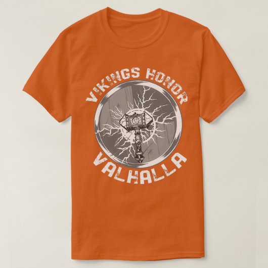 Viking Honor Valhalla Viking Hammer T-shirt (Design voorkant)