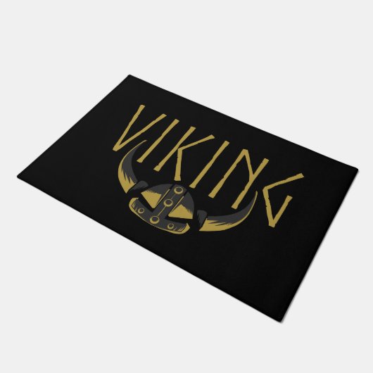 Viking Horned Helmet Doormats Deurmat (Schuin)