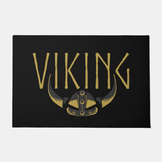 Viking Horned Helmet Doormats Deurmat (Voorkant)