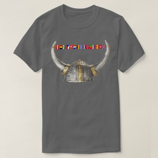 Viking Horned helmet T-shirt (Design voorkant)