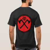 Viking Huscarl Red en Black Seal Shirt (Achterkant)