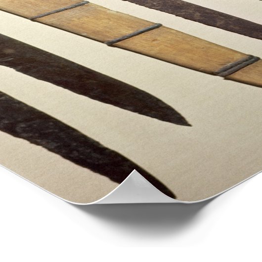 Viking ijzerbladen voor swords poster (Hoek)