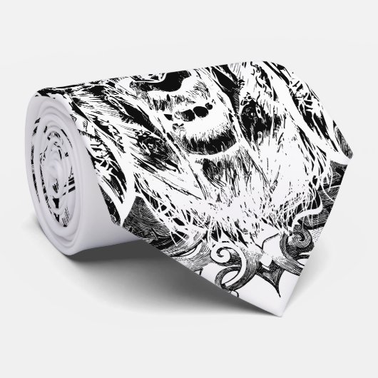 Viking Illustratie Stropdas (Opgerold)