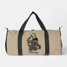 Viking in een helm