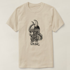 Viking in een helm t-shirt