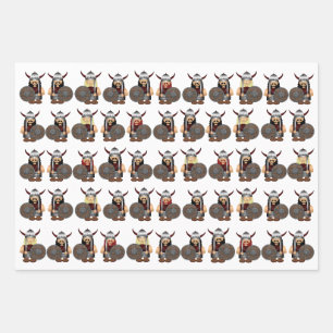 Viking Inpakpapier Plat Vel Set van 3