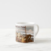 Viking invasievloot espresso kop (Voorkant rechts)
