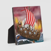 Viking invasievloot fotoplaat (Voorkant)