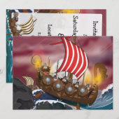 Viking invasievloot kaart (Voorkant / Achterkant)
