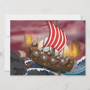Viking invasievloot kaart
