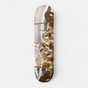 Viking invasievloot persoonlijk skateboard
