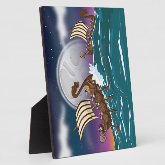 Viking Invasion Fleet Fotoplaat (Zijkant)