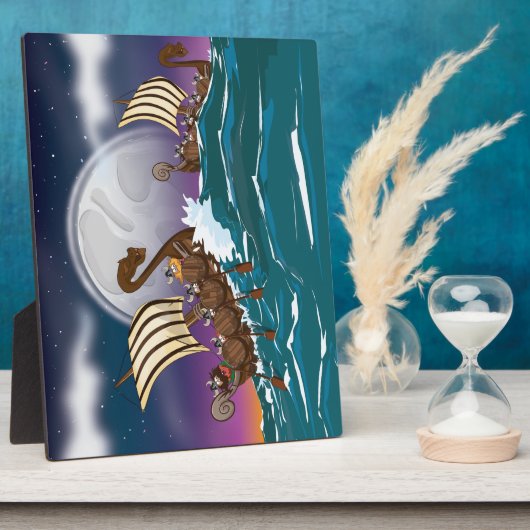 Viking Invasion Fleet Fotoplaat (Zijkant)