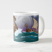 Viking Invasion Fleet Grote Koffiekop (Voorkant rechts)