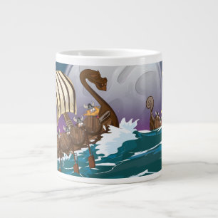 Viking Invasion Fleet Grote Koffiekop