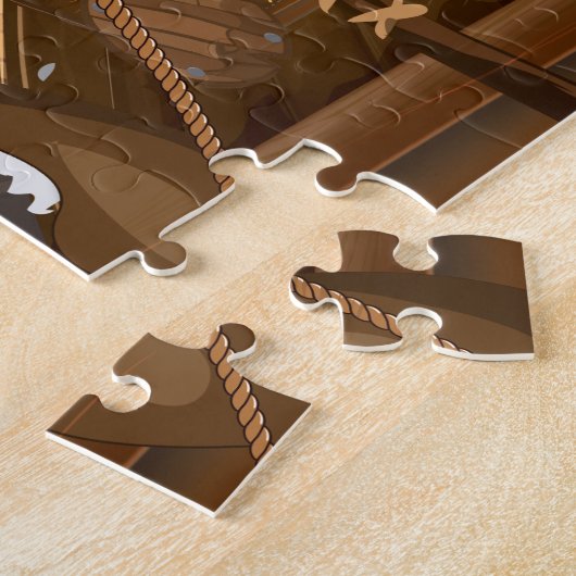 Viking Invasion Fleet Legpuzzel (Zijkant)