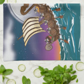 Viking Invasion Fleet Theedoek (Gevouwen)